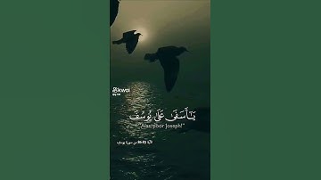 فصبر جميل عسى الله أن ياتينى بهم جميعا #القرآن_الكريم  سورة يوسف