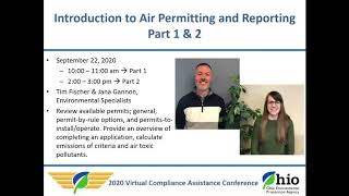 VCAC Introduction to Air Permitting Reporting Part 2