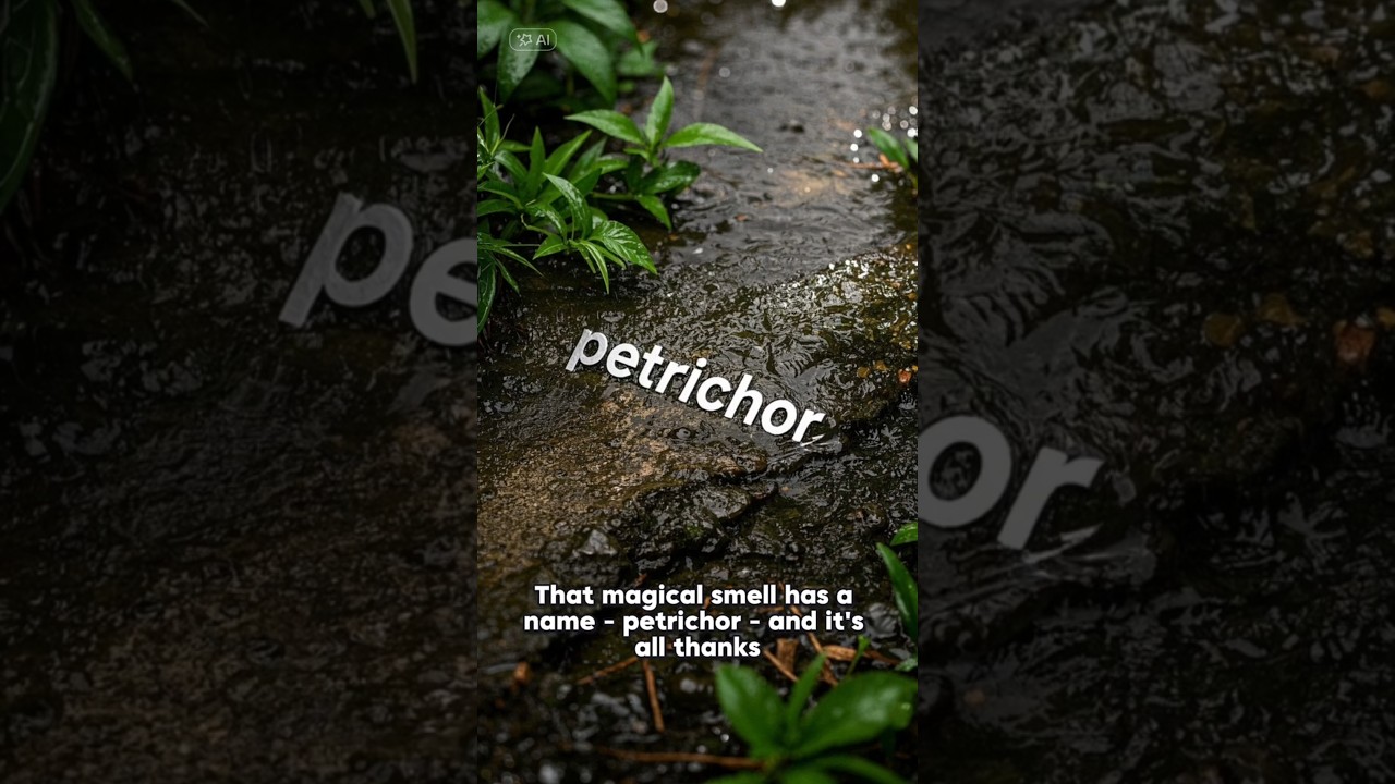 “Why the Smell of Rain Feels So Good | Petrichor Explained in 60s" 