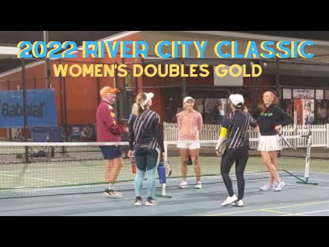 2022 River City Classic Women's Doubles Open Gold Medal match