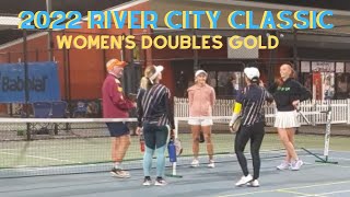 2022 River City Classic Women's Doubles Open Gold Medal match
