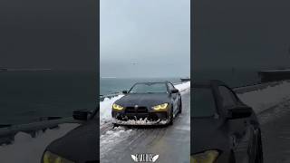 Matte black BMW M4 G82 with yellow CSL lights is pure villain aura... 💀🖤 #bmw #m4 #g82 #caredit