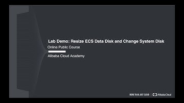 ECS Resize an Elastic Compute Service Data Disk & Change a System Disk | Lab Demo