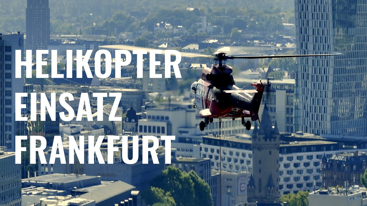 Spektakulärer Hubschrauber-Einsatz in Frankfurt: 17 Tonnen auf 44 m Höhe | Fifty Five Westend