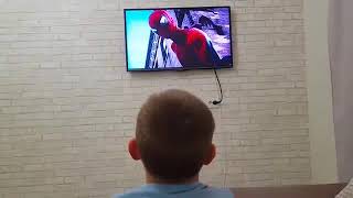 Spiderman Comes Out The Tv Spiderman Spider Man Real Real