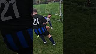 WHAT WAS THE KEEPER DOING😭😭 #goprofootball #povfootball #soccer #grassrootsfootball #football