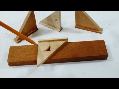 Make Your Own Wood T Square / Woodworking Project 