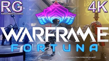 Warframe - PC - Fortuna Intro & Vox Solaris Quest - First Mission [4K60]