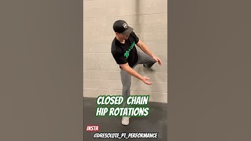 Closed Chain Hip Rotations #hiprehab #physicaltherapy #movebetterlivebetter