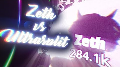 Zeth vs Ultrasplit - TRICKSPLIT.IO (#Zeth4Verify)