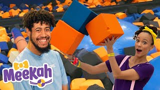 New Meekah Sky Zone - Flips Educational Videos For Kids Blippi And Meekah Kids Tv