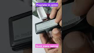 Make your own Enterprise Proprietor stamp quickly #enterprise #proprietor #stamps #diy #viralstamps