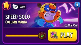 Speed Solo Column Mania Score 3650 Easy Win Trick Match Masters Today's Solo Challenge Complete 💯✅