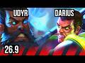 UDYR vs DARIUS (TOP) | EUW Master | 26.9