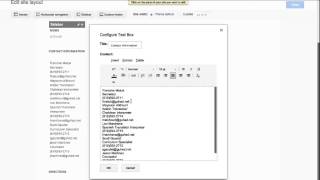Edit Sidebar Item in Google Sites