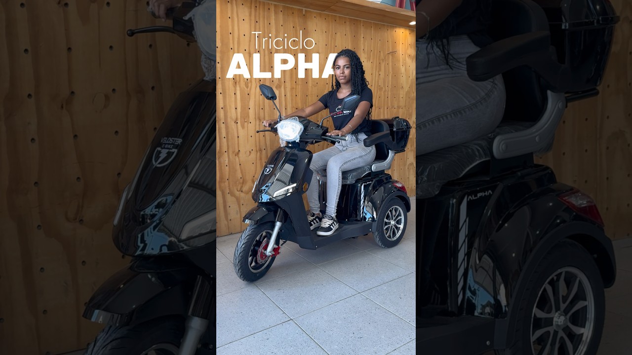 Triciclo elétrico Alpha 2025 ⚡️