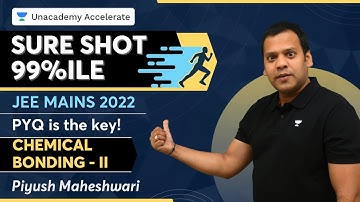 Sure Shot 99%ile JEE Mains 2022 | PYQ is the Key ! | Inorganic Chemistry - Chemical Bonding -II| PMS