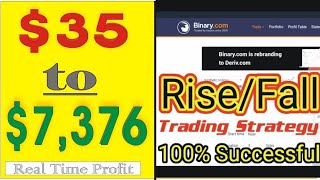Algorithm Rise and Fall Last Digit Trading With Mobile Analyzer