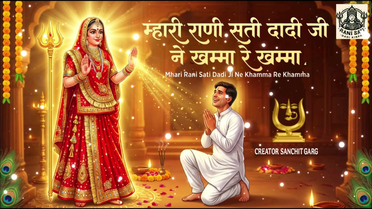 Rani Sati Dadi Ji Ne Khamma Re Khamma | Jhunjhunu Wali Dadi | Rajasthani Bhajan | Sanchit Garg