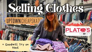 SELLING A TON OF CLOTHES | Plus Goodwill Haul