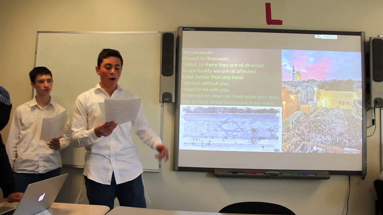 Yom Ha'Atzmaut Poetry Slam Competition: R' Erlbaum's Shiur