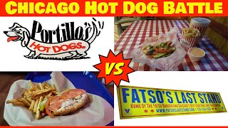 Portillo's vs. Fatso's Last Stand - Chicago Hot Dog Battle for my undying allegiance