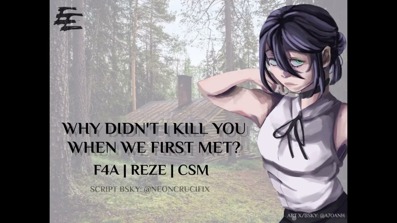 F4A Running Away with Reze // Chainsaw Man Audio Roleplay [ASMR]