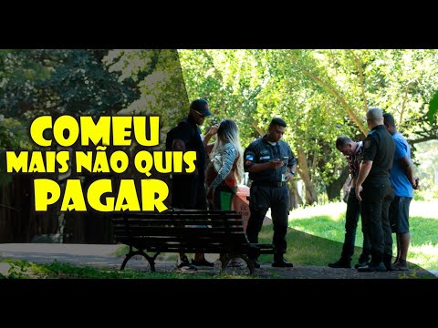 COMEU MAIS NÃO QUIS PAGAR - PEGADINHAS DO LÉO NEGÃO #001