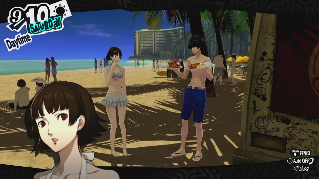 Ren And Makoto In Hawaii | Persona 5 Royal