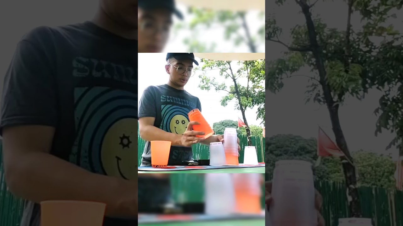 The Crazy Fast Sport Stacking Freestyle 2 Colored Cycle in 6.436 Seconds! 