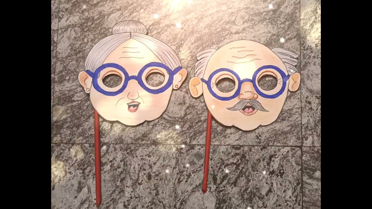 Granny's mask | Handmade project| 