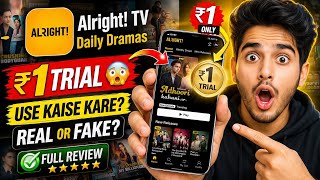 Alright! TV App ₹1 Trial: Real or Fake? 🤔 | Alright TV Daily Dramas Kaise Use Kare? screenshot 4