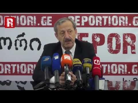 ვახტანგ ხმალაძე რეპორტიორის პრესკლუბში