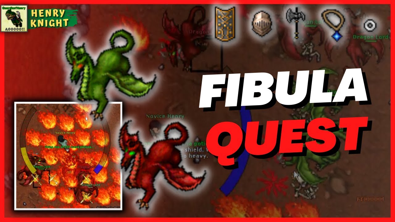 TIBIA QUESTS #13 HOW TO DO THE BRIGHT SWORD QUEST (OUTLAW CAMP) 