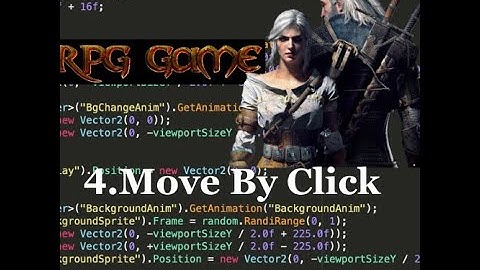 [RPG GAME]-4.Move By Click-Di chuyển bằng chuột.