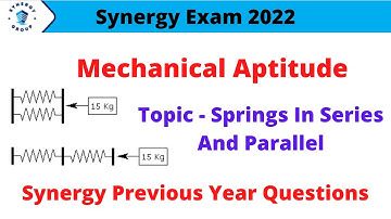 Mechanical Aptitude - Spring | Synergy Exam Previous Year Questions #synergy #synergy2022 #reasoning