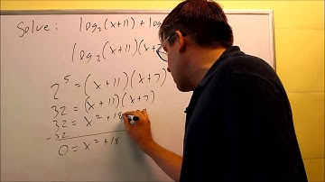 Solving Logarithmic Equations: Ex 4