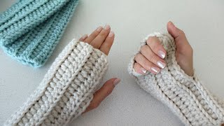 :    !   / crochet mittens /fingerless gloves crochet