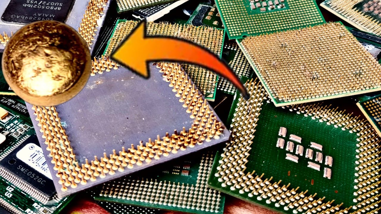 How To Recover Gold From Processor /Gold from Ceramic Processor /Dr mohammad Sabeel Official