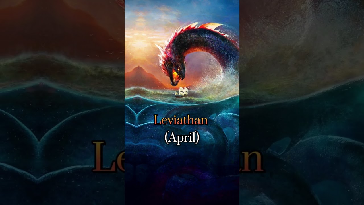 Choose your mythical monster according to your birth month 👹