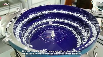 China RKE Glass Optical Sorting Machine for Nuts, Srews, Smartphone Parts, Washers