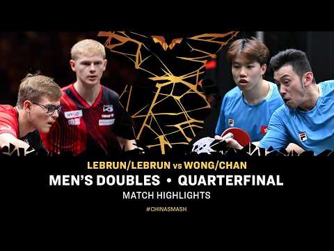 Lebrun/Lebrun vs Wong/Chan | MD QF | #ChinaSmash 2026