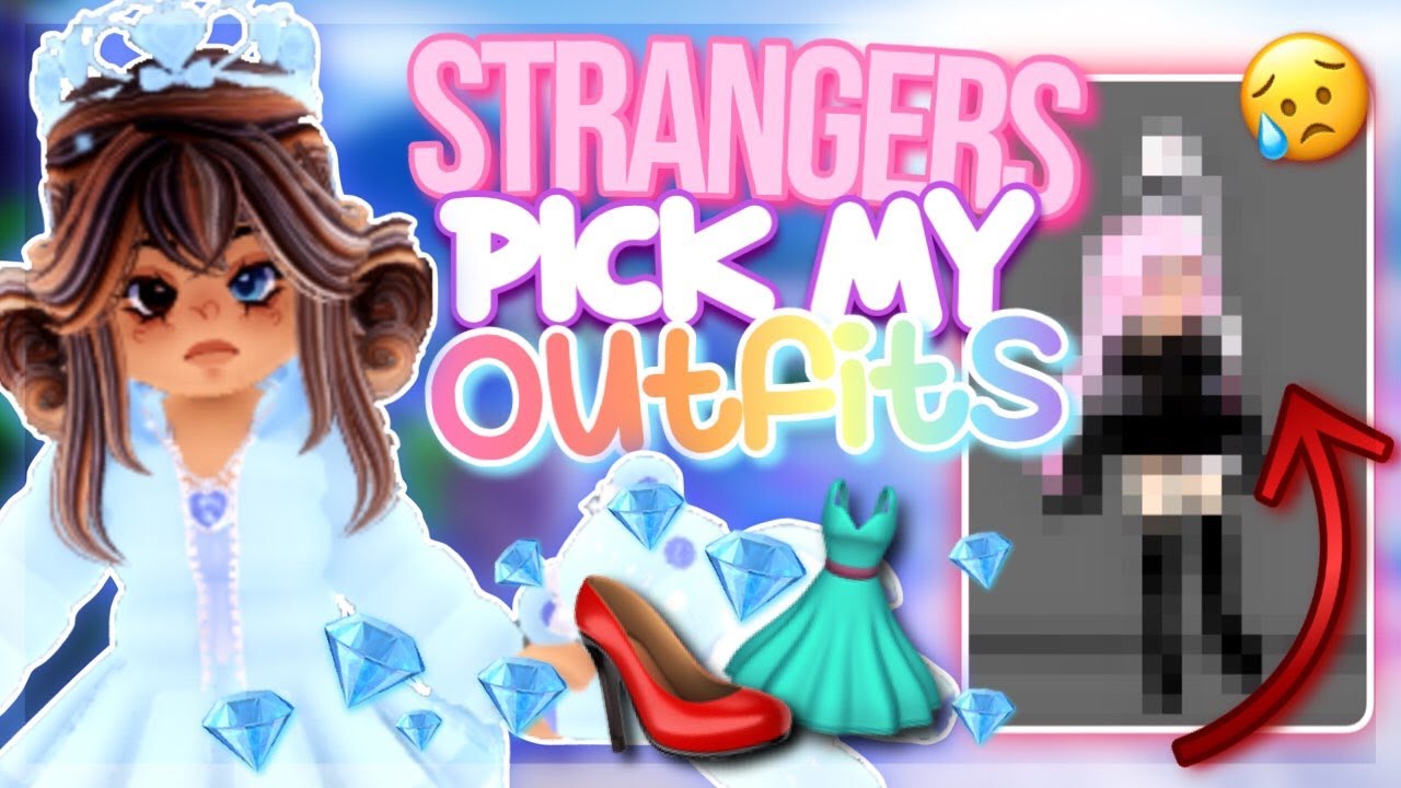Strangers pick the BUDGET for my outfit! || Lovely Valerie || Roblox Royale High