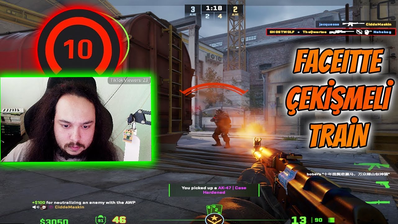 ATİLLA TRAİN'DE TAŞIYOR - SoloQ 10 Level Faceit