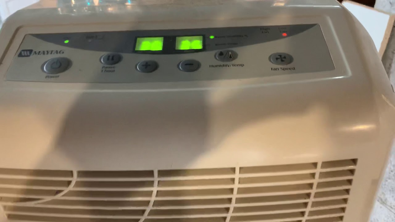 2005 Maytag dehumidifier working 15 years later YouTube