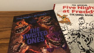 Five Nights at Freddy’s The Twisted Ones Graphic Novel and Coloring Book Unboxing and Review!