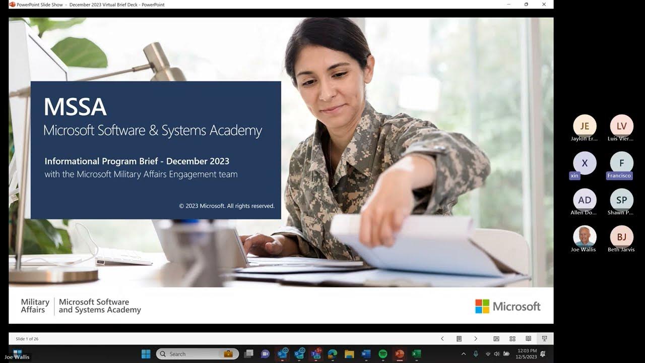 Microsoft Military Affairs