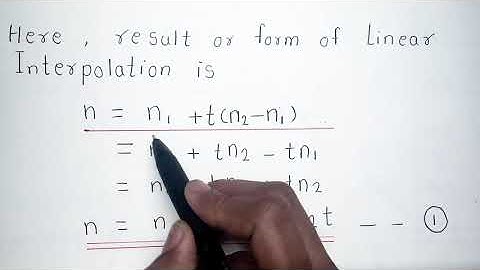 Interpolation in Computer Graphics