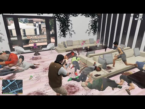 GTA 5 - Cool Beans Coffee Shop Massacre + Ten Star Escape [R.D.E. 4.0.4]