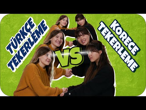Koreliyle Türkçe ve Korece Tekerleme Söyleme Challenge 😂